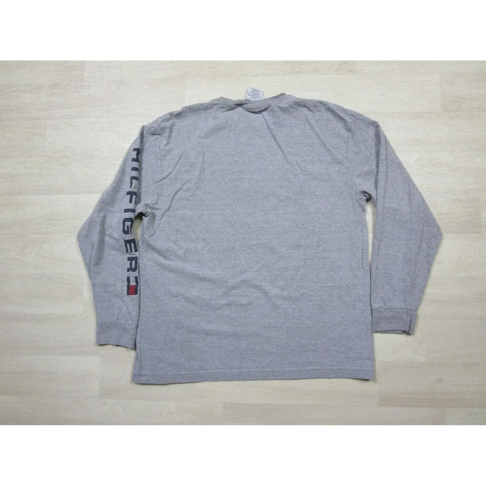 Vintage‎ Long Sleeve Tommy Hilfiger Football Shirt (M) TH-85 Y2K Varsity Graphic